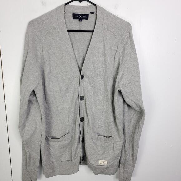 Five Four Mark Mcnairy Sweater Mens L Grandpa Cardigan Cornell Country Club - Picture 1 of 11